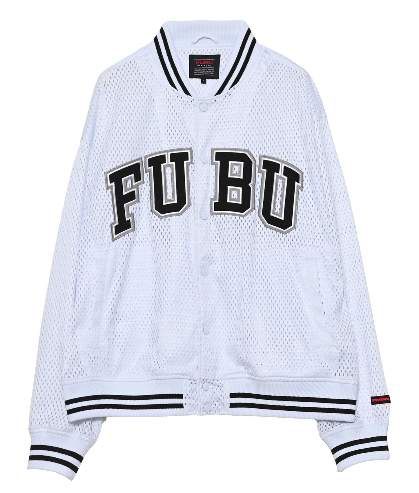 MESH VARSITY JACKET/メッシュ バーシティ ジャケット【FAM-61302】