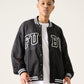 【NEW】MESH VARSITY JACKET/メッシュ バーシティ ジャケット【FAM-61302】