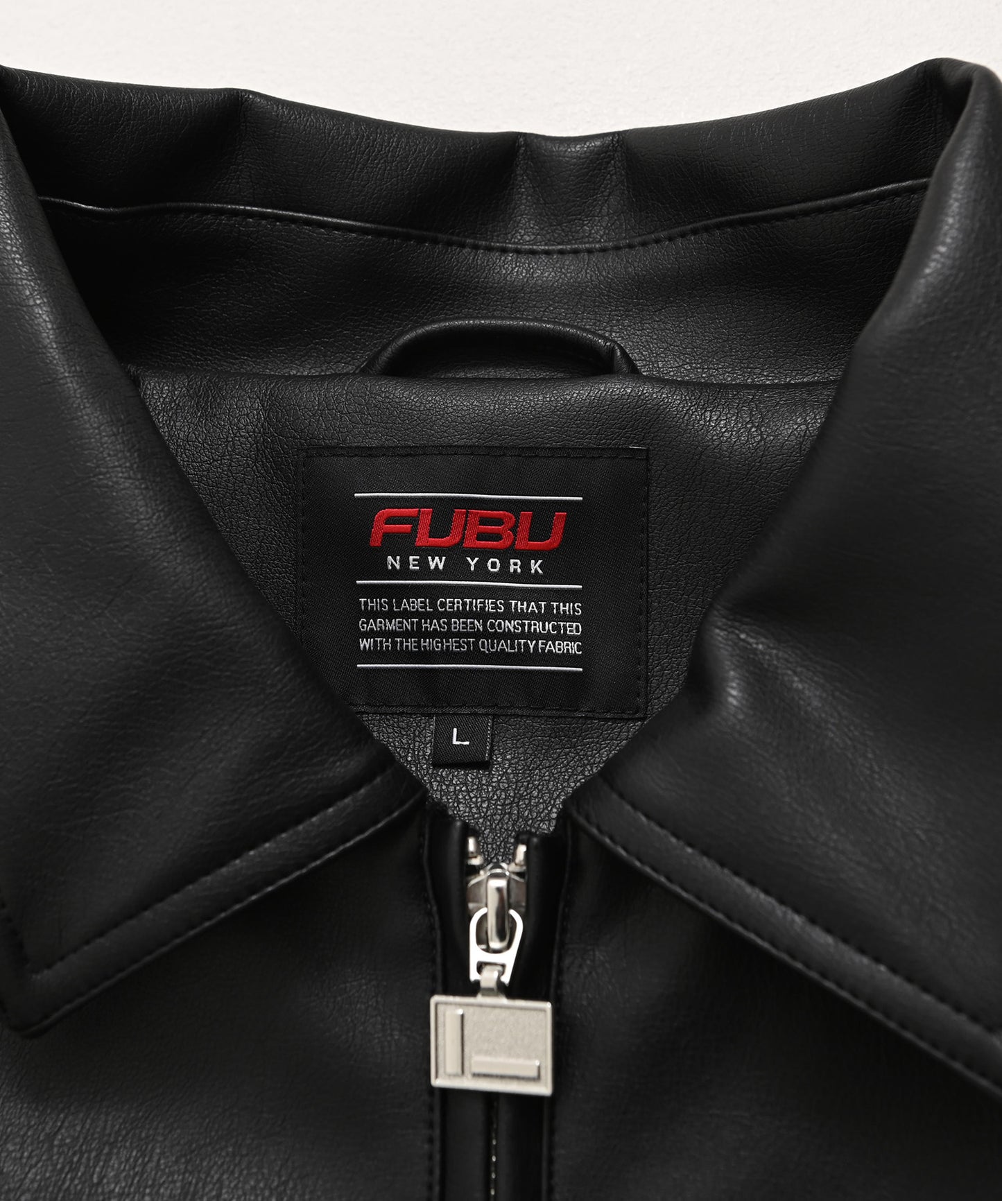 【NEW】FAUX LEATHER JACKET/フェイクレザージャケット【FAM-61304】