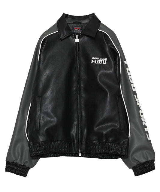 【NEW】FAUX LEATHER JACKET/フェイクレザージャケット【FAM-61304】