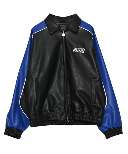 【NEW】FAUX LEATHER JACKET/フェイクレザージャケット【FAM-61304】