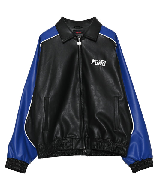 【NEW】FAUX LEATHER JACKET/フェイクレザージャケット【FAM-61304】