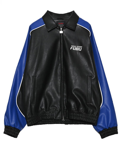 FAUX LEATHER JACKET/フェイクレザージャケット【FAM-61304】