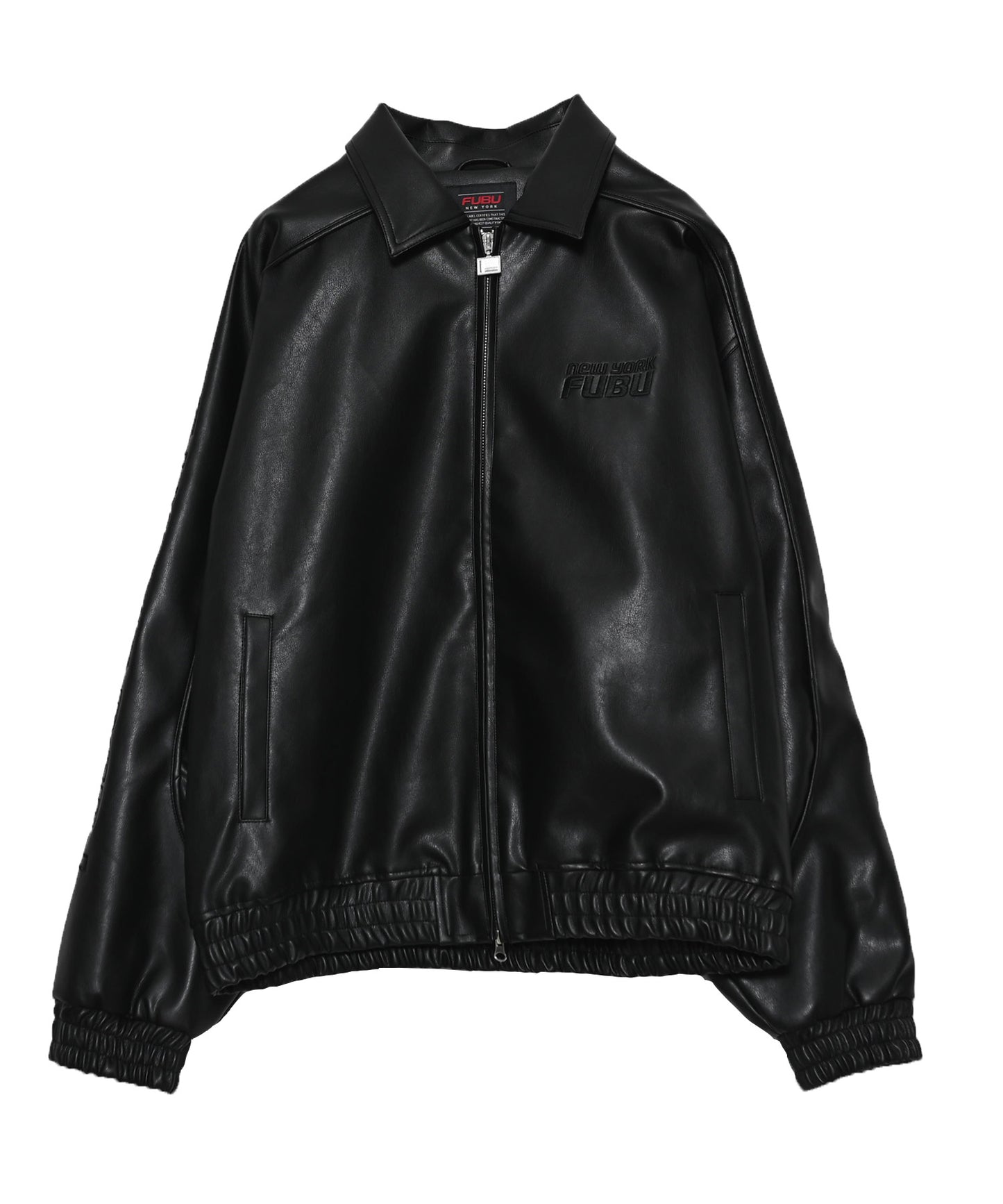 【NEW】FAUX LEATHER JACKET/フェイクレザージャケット【FAM-61304】