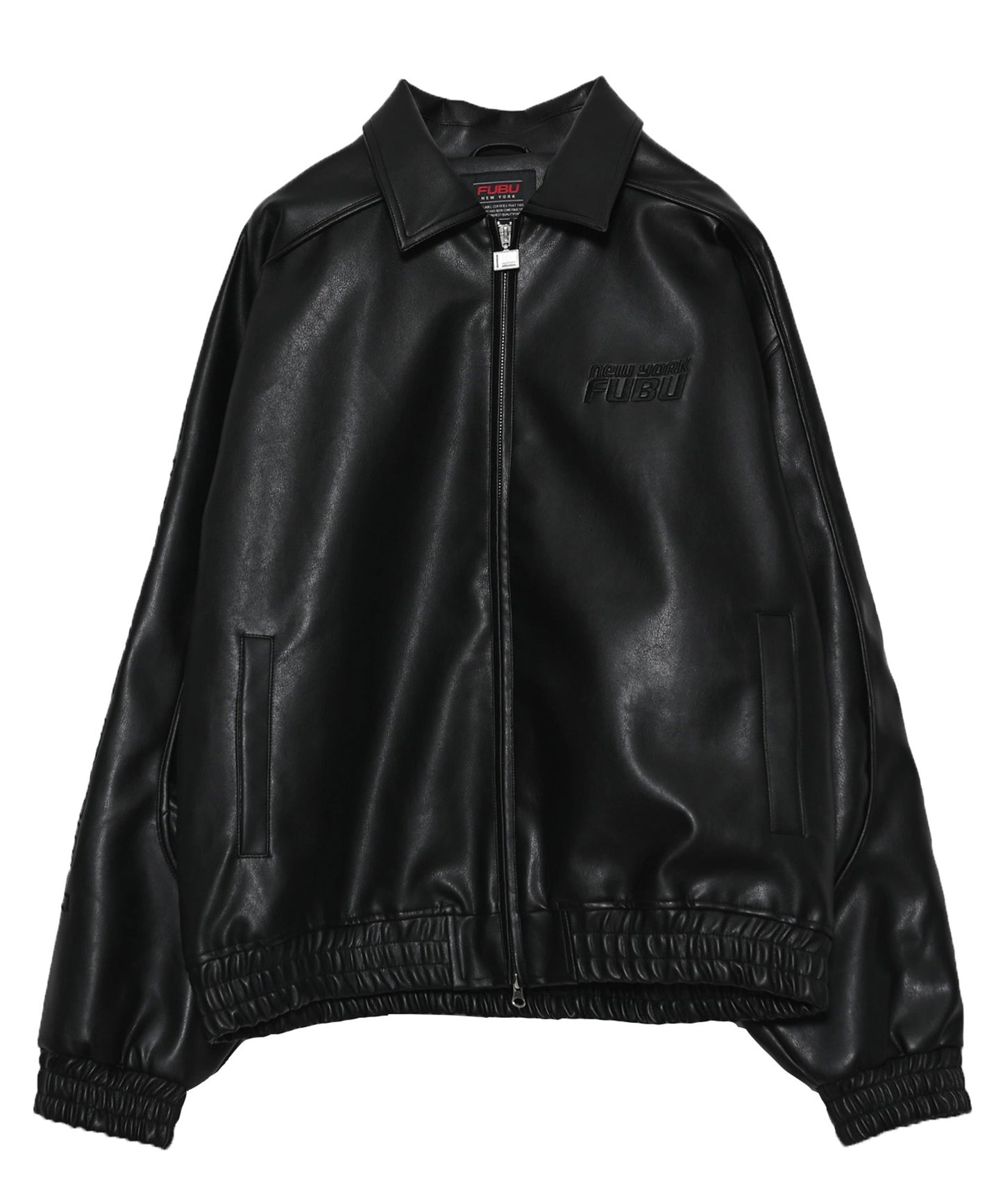 FAUX LEATHER JACKET/フェイクレザージャケット【FAM-61304】