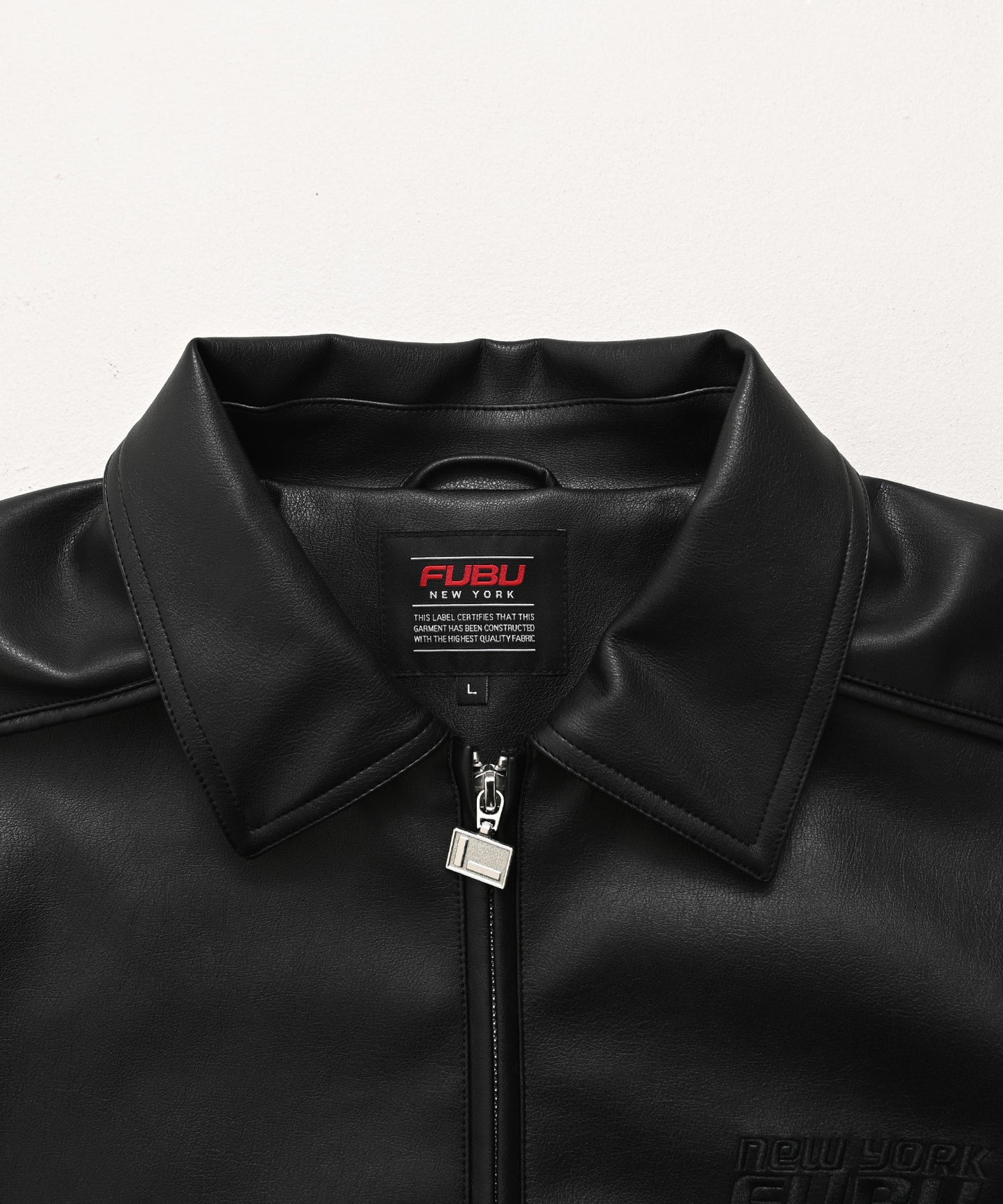 【NEW】FAUX LEATHER JACKET/フェイクレザージャケット【FAM-61304】