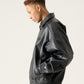 【NEW】FAUX LEATHER JACKET/フェイクレザージャケット【FAM-61304】