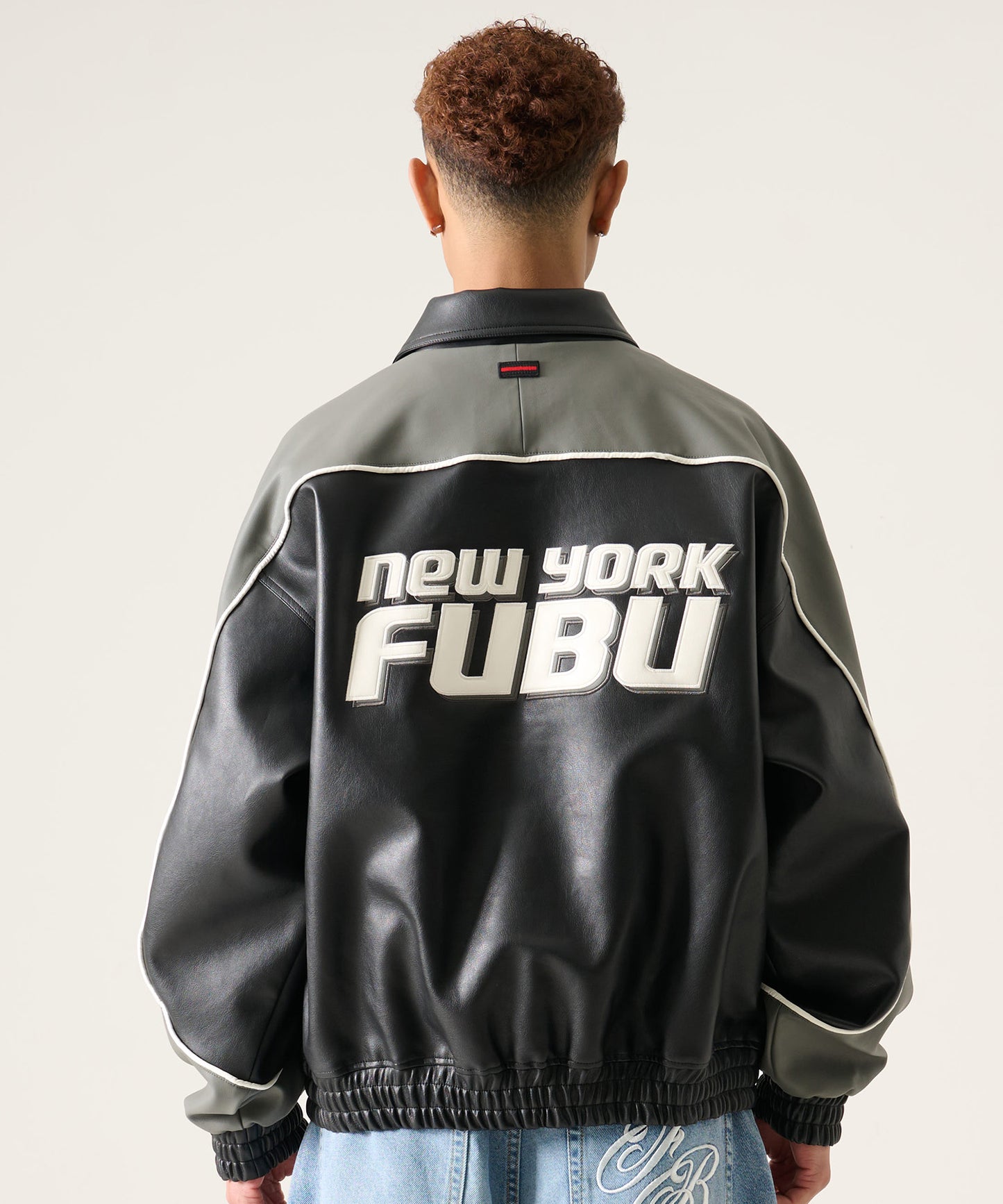 【NEW】FAUX LEATHER JACKET/フェイクレザージャケット【FAM-61304】