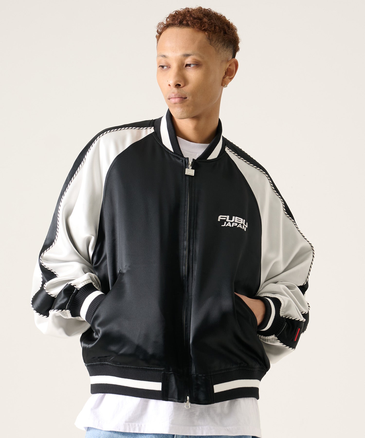 FUBU フブ スーベニアジャケット。FUBUはアメリカの代表的なHIPHOP