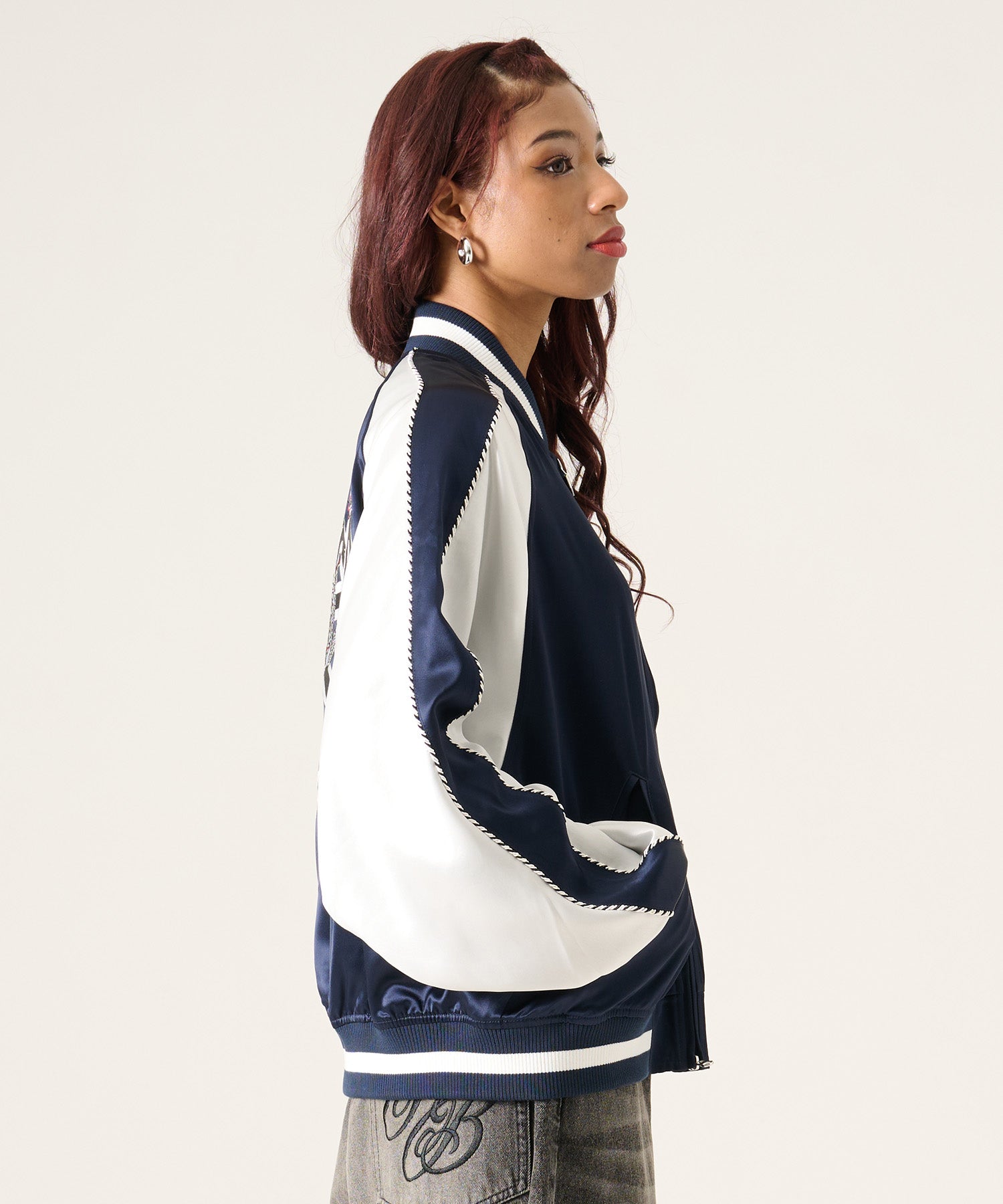 FUBU フブ スーベニアジャケット。FUBUはアメリカの代表的なHIPHOP