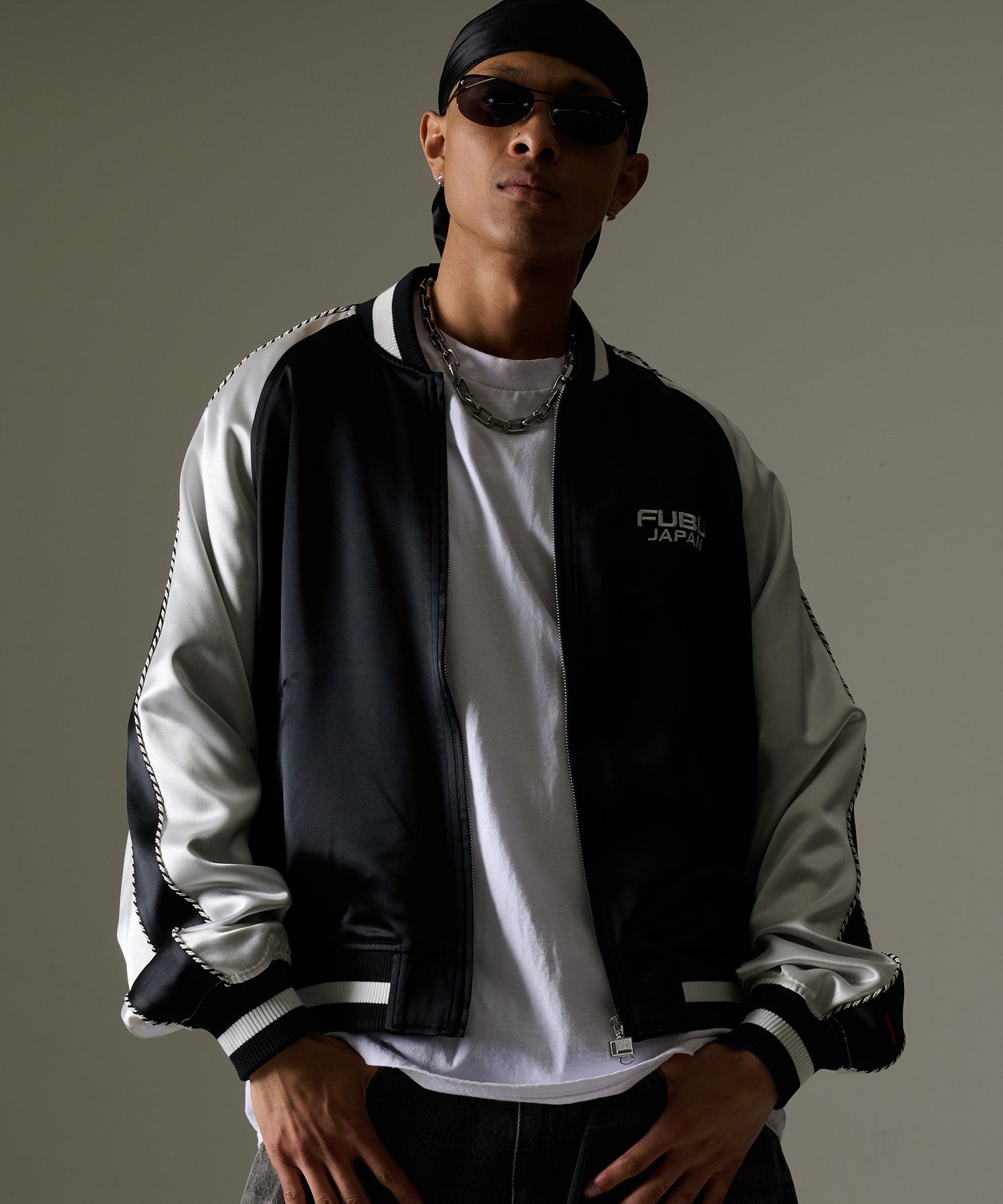 FUBU フブ スーベニアジャケット。FUBUはアメリカの代表的なHIPHOP