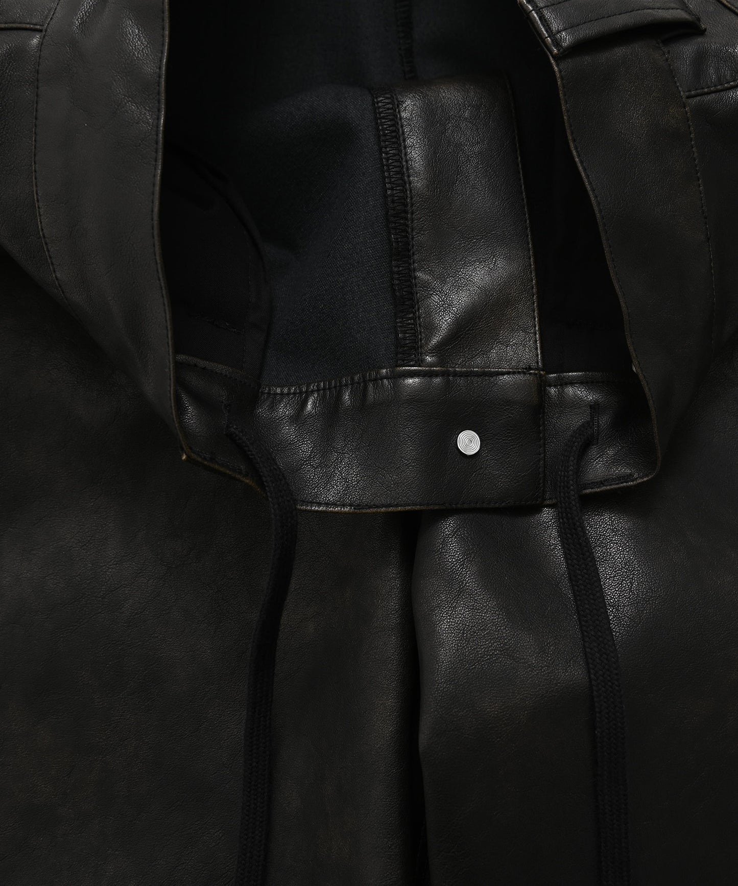 【NEW】FAUX LEATHER BUGGY PANTS/フェイクレザー バギーパンツ【FAM-61502】