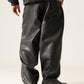 【NEW】FAUX LEATHER BUGGY PANTS/フェイクレザー バギーパンツ【FAM-61502】