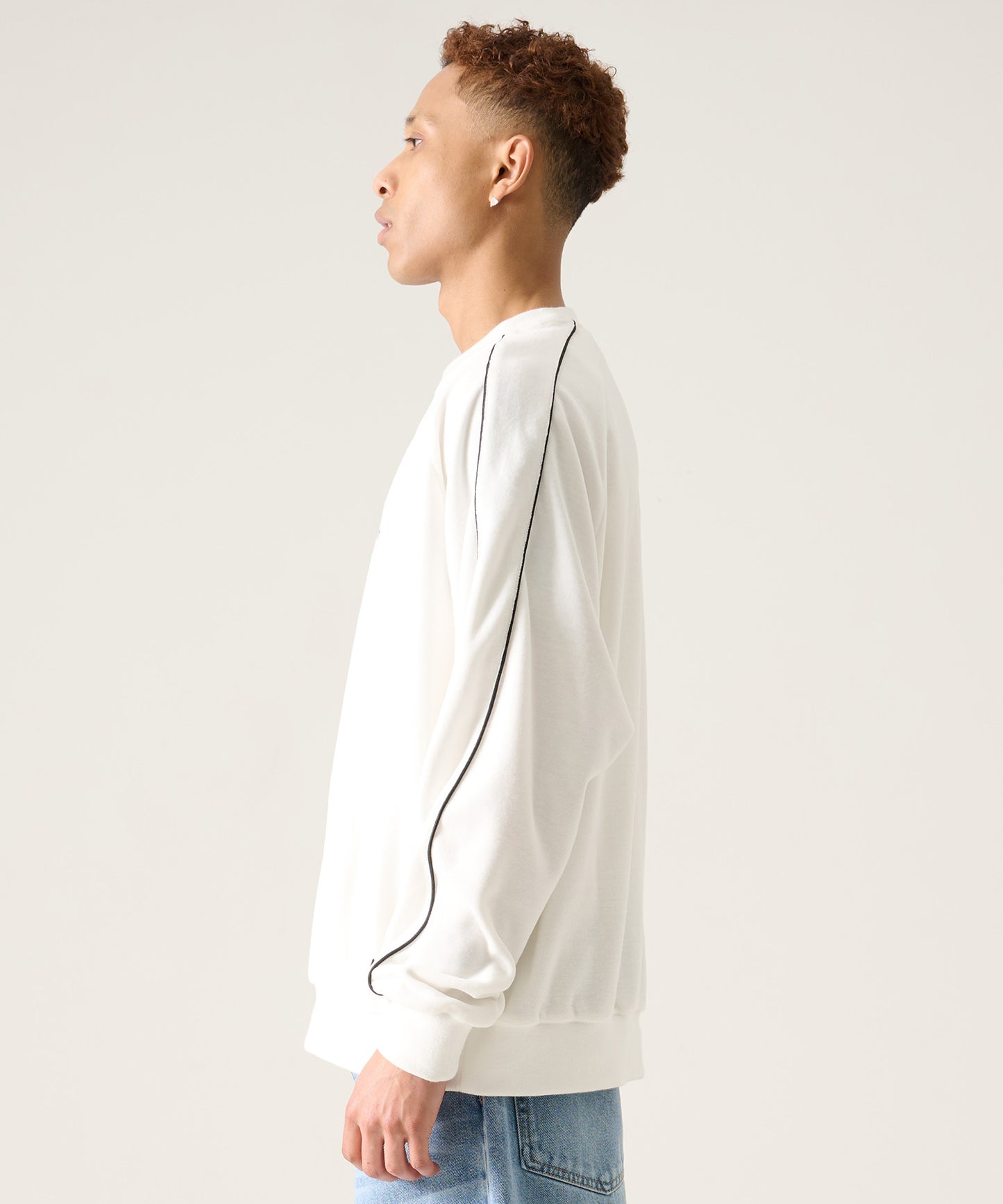 【NEW】VELOR PULLOVER/ベロアプルオーバー【FAM-61701】