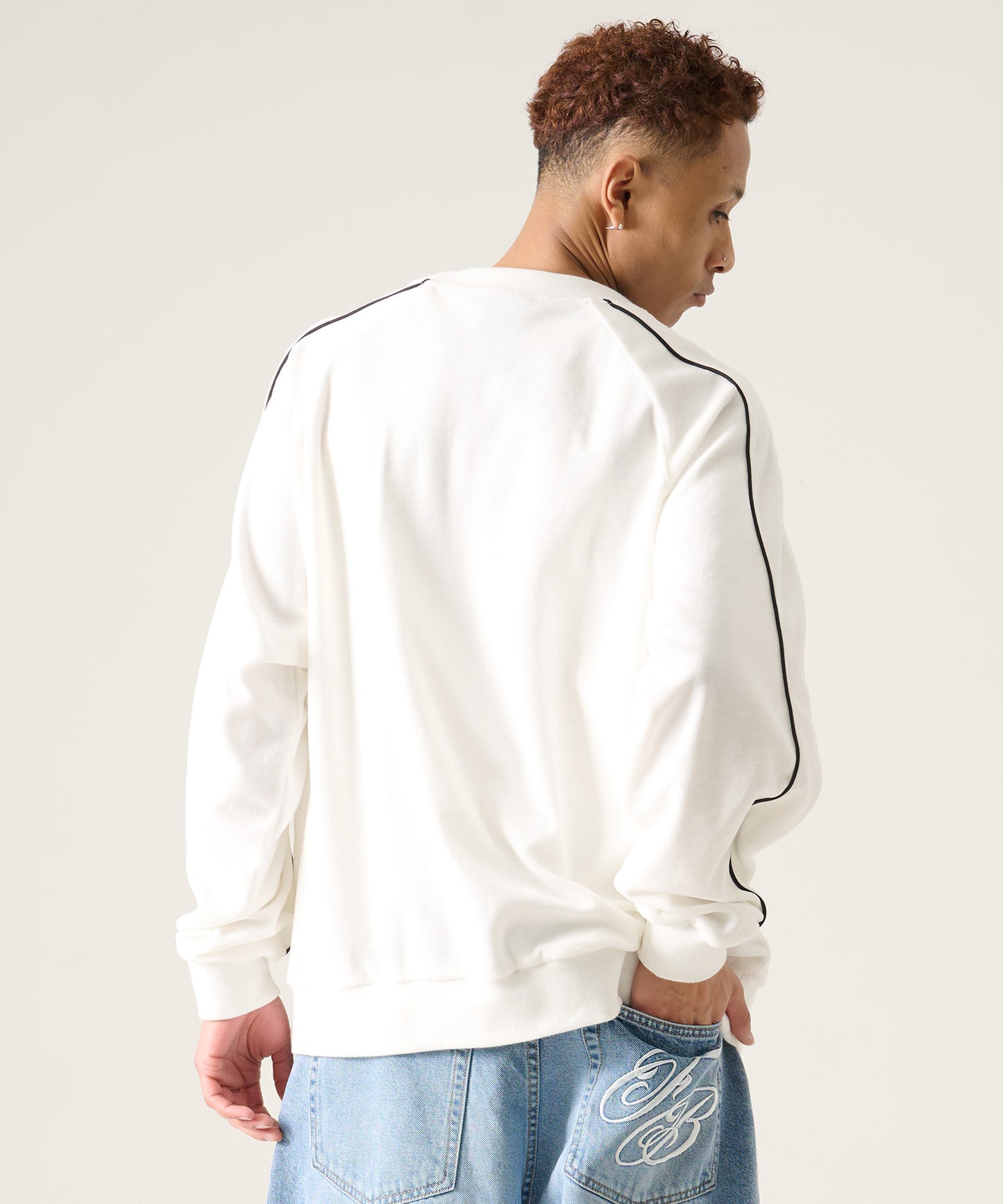 【NEW】VELOR PULLOVER/ベロアプルオーバー【FAM-61701】