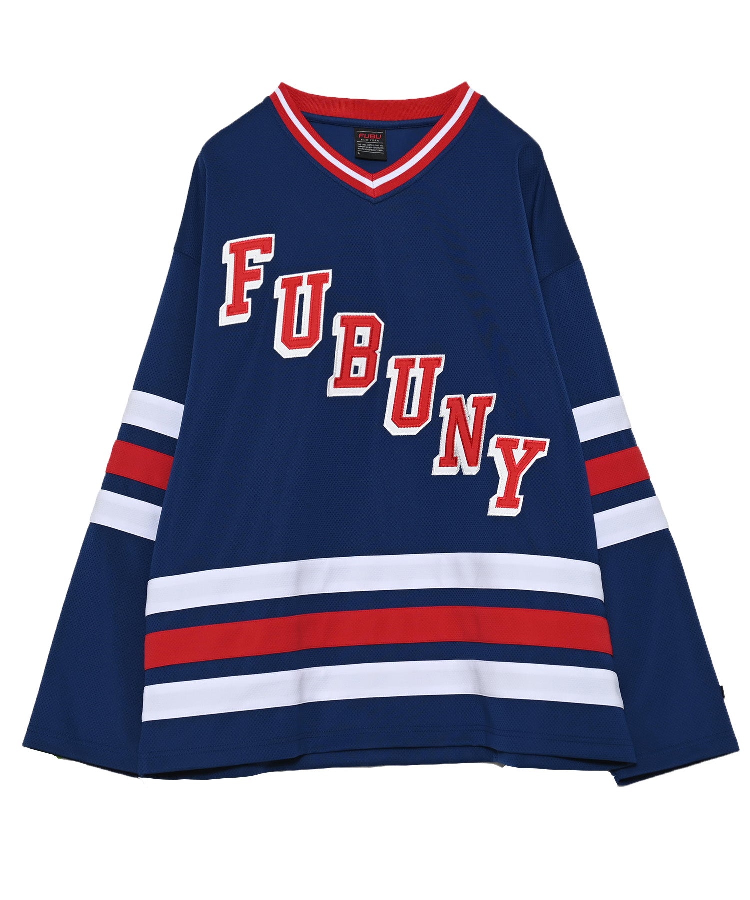 FUBU フブ ホッケーシャツ。FUBUはアメリカの代表的なHIPHOP FASHION