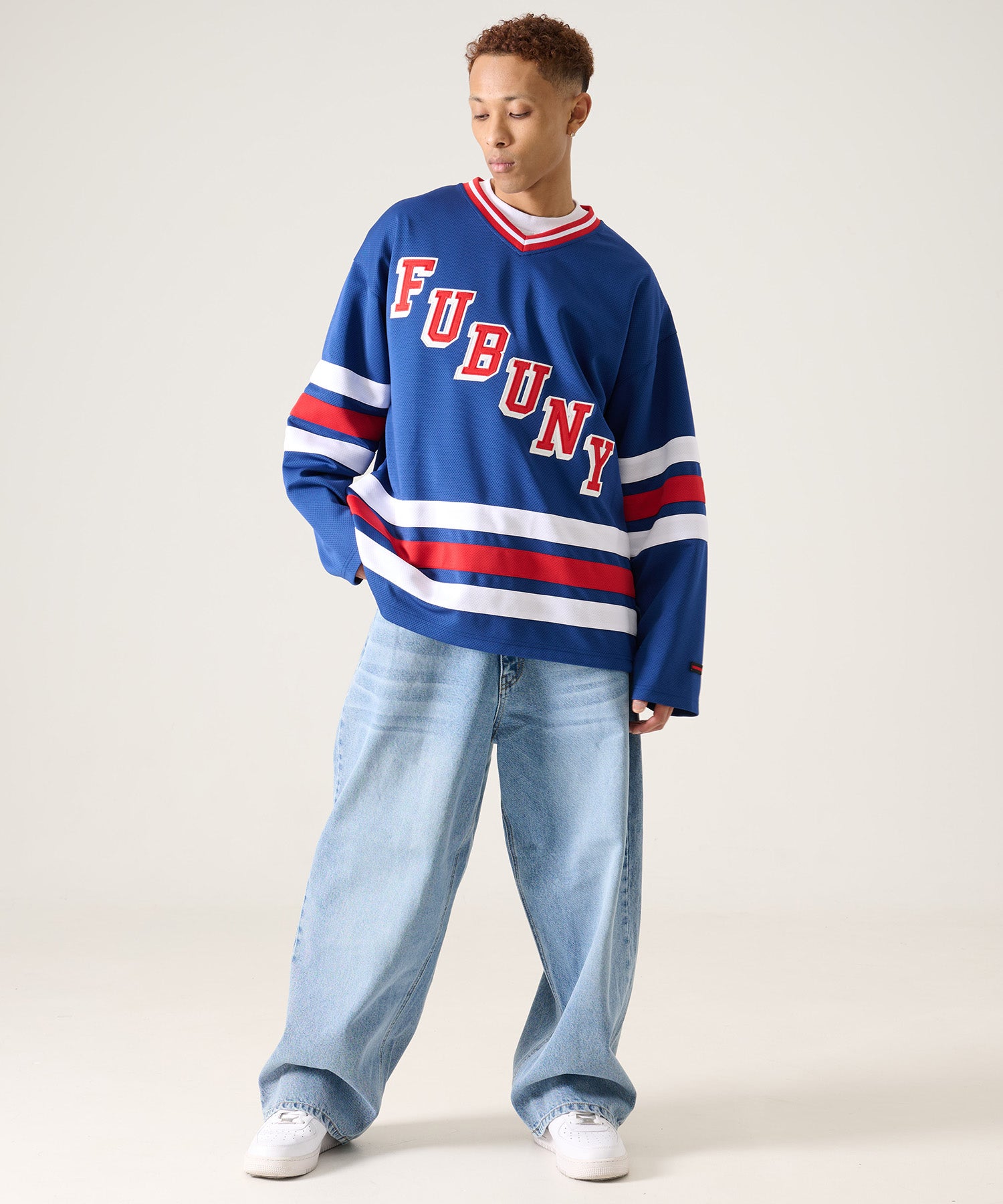 FUBU フブ ホッケーシャツ。FUBUはアメリカの代表的なHIPHOP FASHION