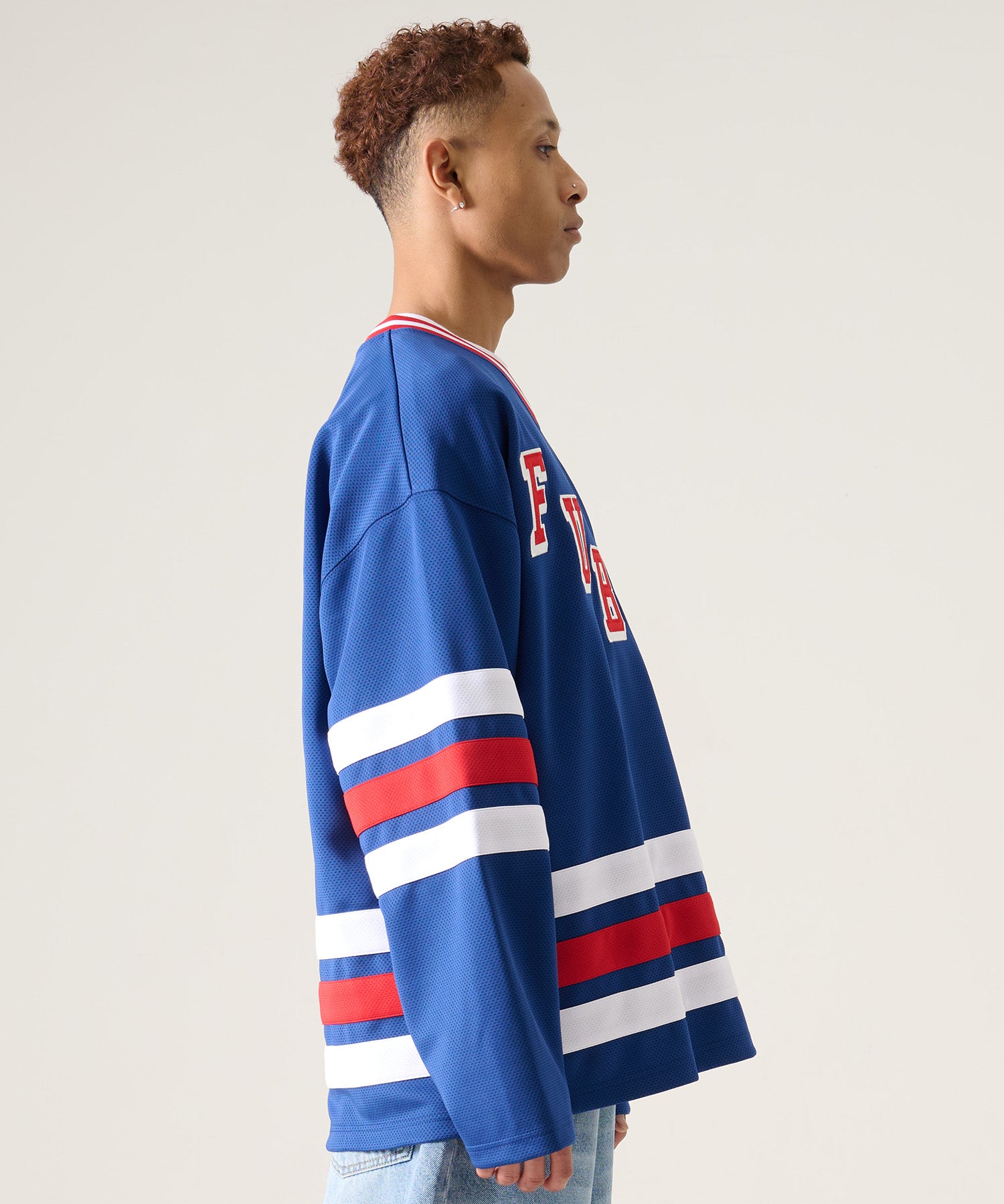 FUBU フブ ホッケーシャツ。FUBUはアメリカの代表的なHIPHOP FASHION