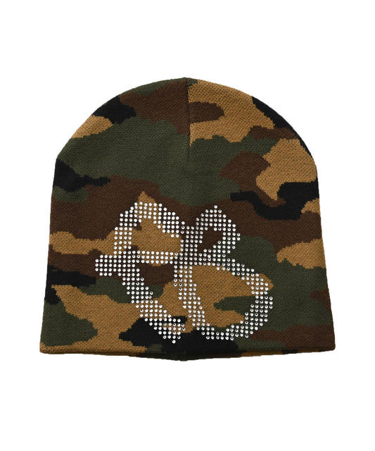 【NEW】RHINESTONE BEANIE/ラインストーンビーニー【FAM-61904】
