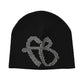 RHINESTONE BEANIE/ラインストーンビーニー【FAM-61904】