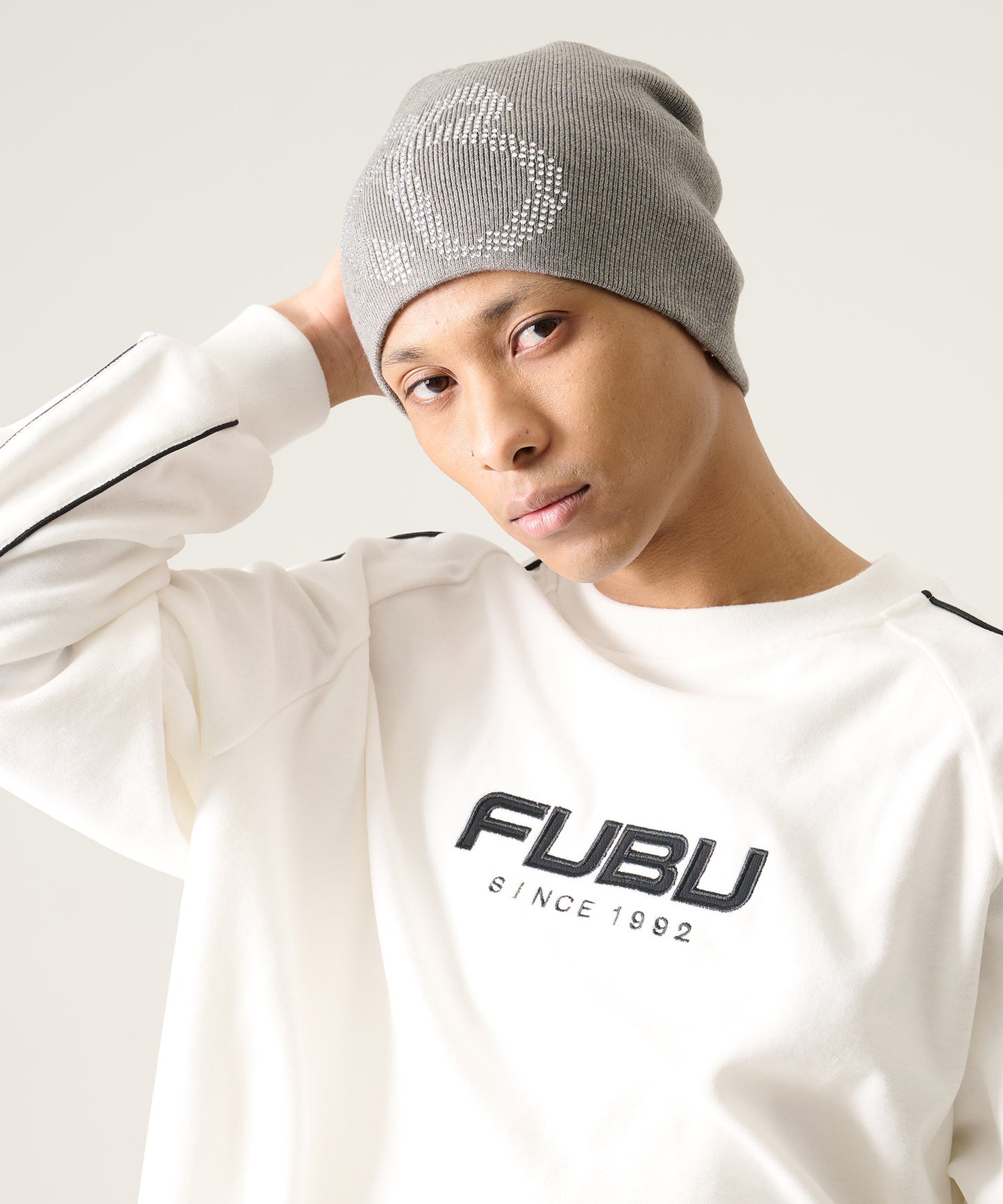RHINESTONE BEANIE/ラインストーンビーニー【FAM-61904】