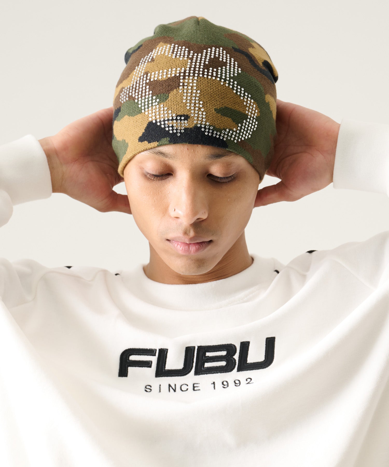 AFB ラインストーンビーニー　ショッパー付き AFB/エーエフビー/エーエフビー/SHINING SINGLE BEANIE | ROYAL FLASH