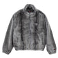 【NEW】FAUX FUR STAND JACKET/フェイクファースタンドジャケット【FAM-62307】
