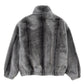 【NEW】FAUX FUR STAND JACKET/フェイクファースタンドジャケット【FAM-62307】