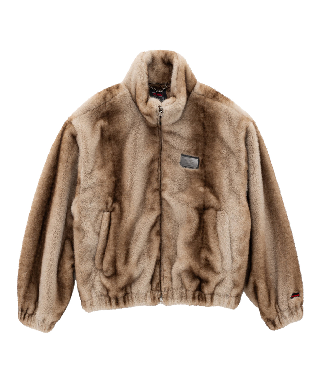【NEW】FAUX FUR STAND JACKET/フェイクファースタンドジャケット【FAM-62307】