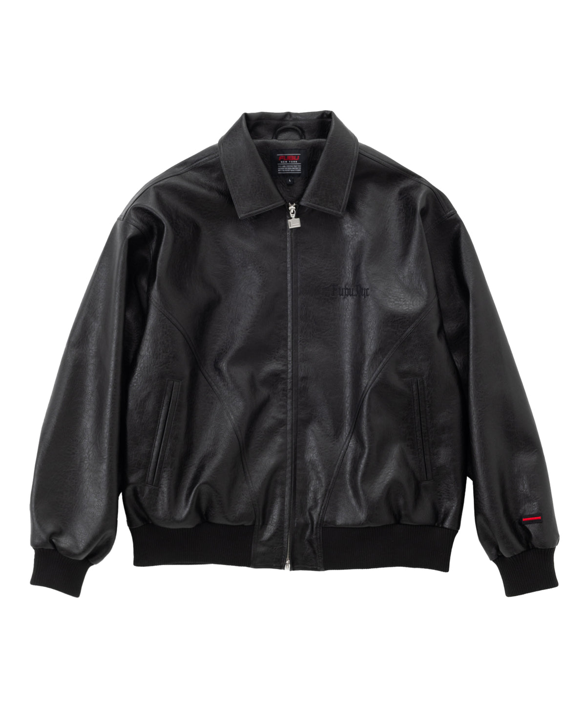 【NEW】STUDS FAUX LEATHER JACKET/スタッズフェイクレザージャケット【FAM-62311】