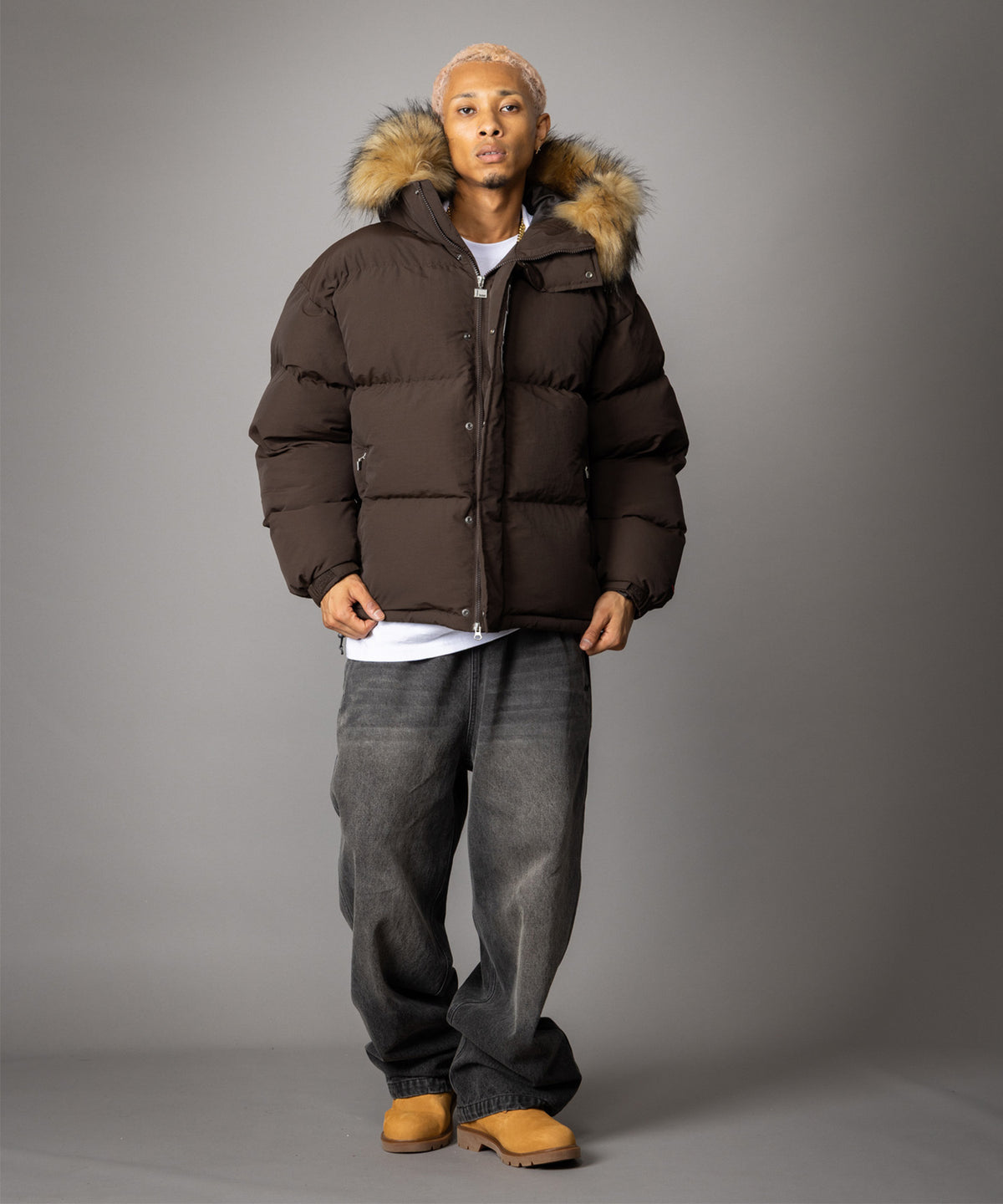 EXCLUSIVE【NEW】PUFFER HOODED JACKET/パファーフーデッドジャケット【FAM-62312】