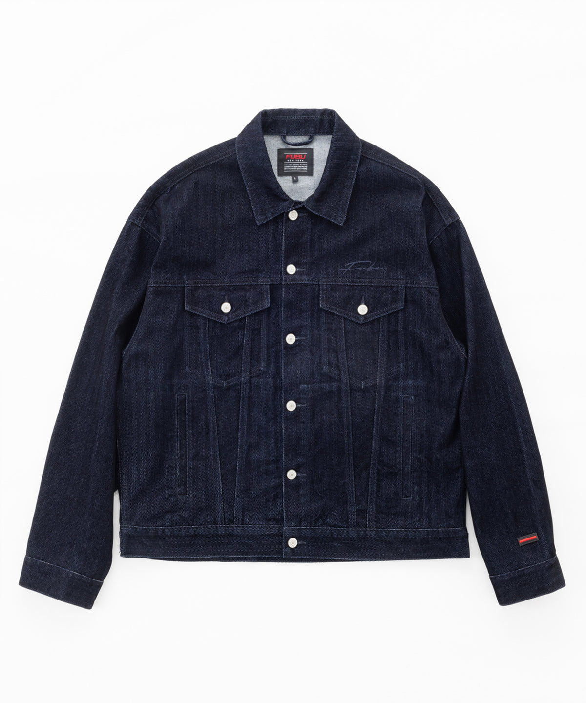 【NEW】FLOCKED DENIM JACKET/フロックデニムジャケット【FAM-62316】【10月5日から順次配送】