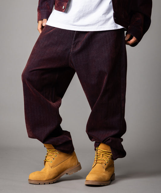 【NEW】FLOCKED DENIM PANTS/フロックデニムパンツ【FAM-62509】【10月5日から順次配送】