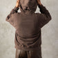 【NEW】FAUX LEATHER PATCH HOODIE/フェイクレザーパッチフーディー【FAM-62704】