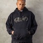 【NEW】FAUX LEATHER PATCH HOODIE/フェイクレザーパッチフーディー【FAM-62704】