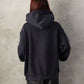 【NEW】FAUX LEATHER PATCH HOODIE/フェイクレザーパッチフーディー【FAM-62704】