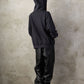 【NEW】FAUX LEATHER PATCH HOODIE/フェイクレザーパッチフーディー【FAM-62704】