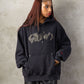【NEW】FAUX LEATHER PATCH HOODIE/フェイクレザーパッチフーディー【FAM-62704】
