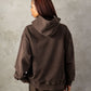 【NEW】FAUX LEATHER PATCH HOODIE/フェイクレザーパッチフーディー【FAM-62704】
