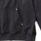 【NEW】FAUX LEATHER PATCH HOODIE/フェイクレザーパッチフーディー【FAM-62704】