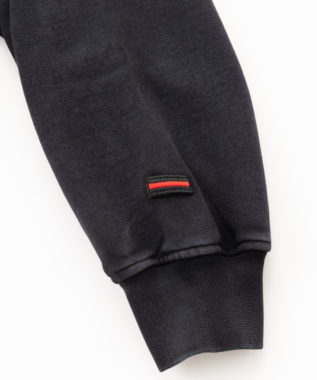 【NEW】FAUX LEATHER PATCH HOODIE/フェイクレザーパッチフーディー【FAM-62704】