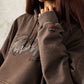 【NEW】FAUX LEATHER PATCH HOODIE/フェイクレザーパッチフーディー【FAM-62704】