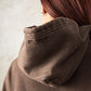【NEW】FAUX LEATHER PATCH HOODIE/フェイクレザーパッチフーディー【FAM-62704】