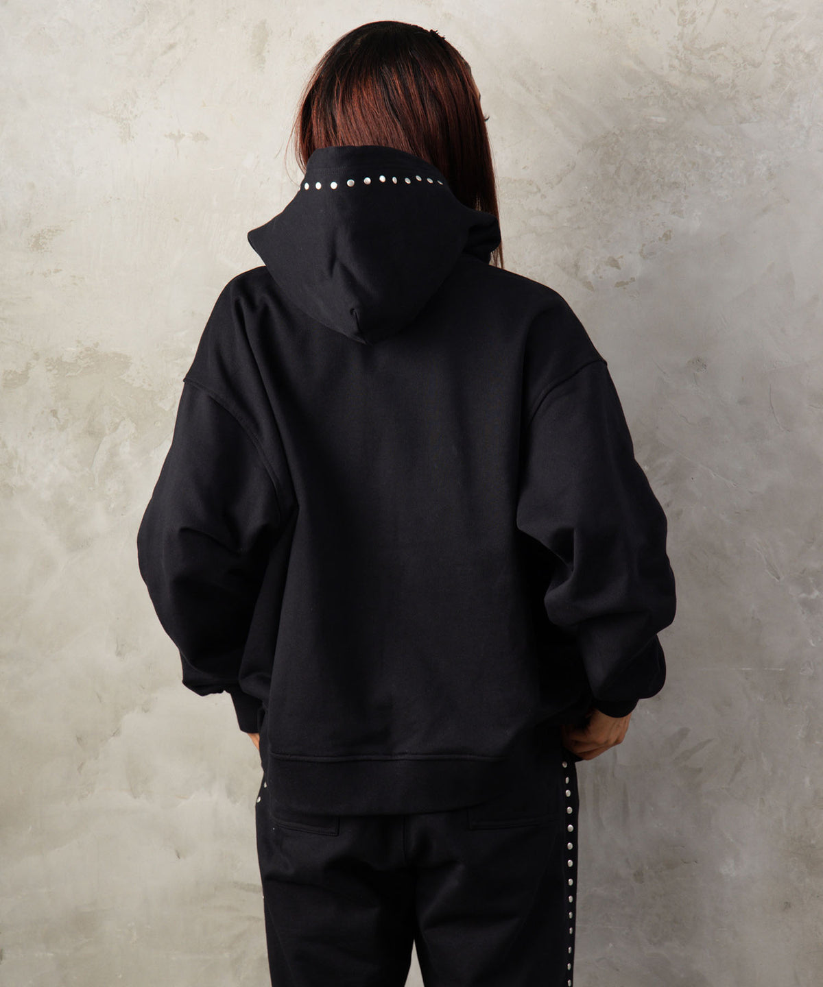 【NEW】STUDS ZIP HOODIE/スタッズジップフーディー【FAM-62706】