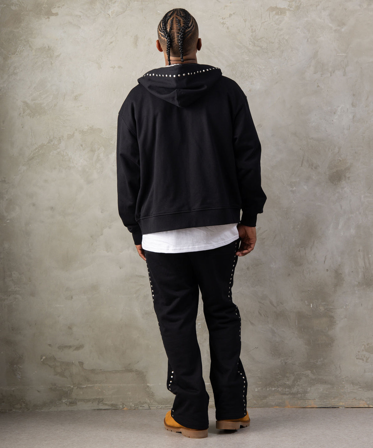 【NEW】STUDS ZIP HOODIE/スタッズジップフーディー【FAM-62706】