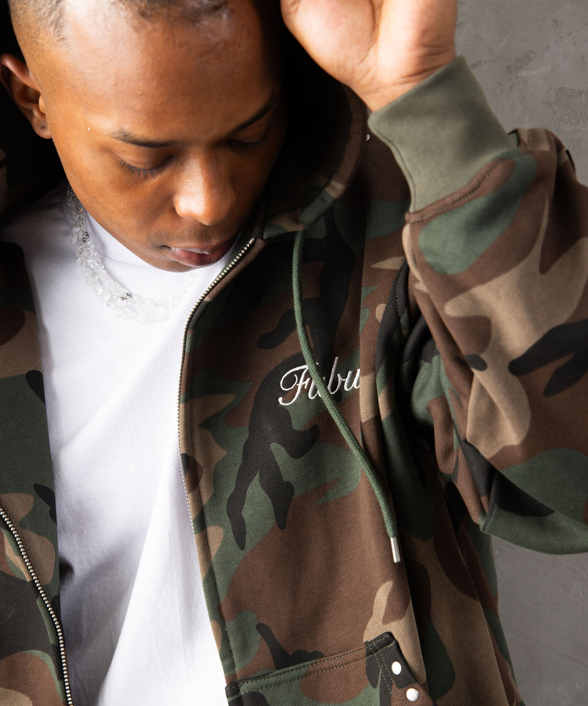 【NEW】STUDS ZIP HOODIE/スタッズジップフーディー【FAM-62706】