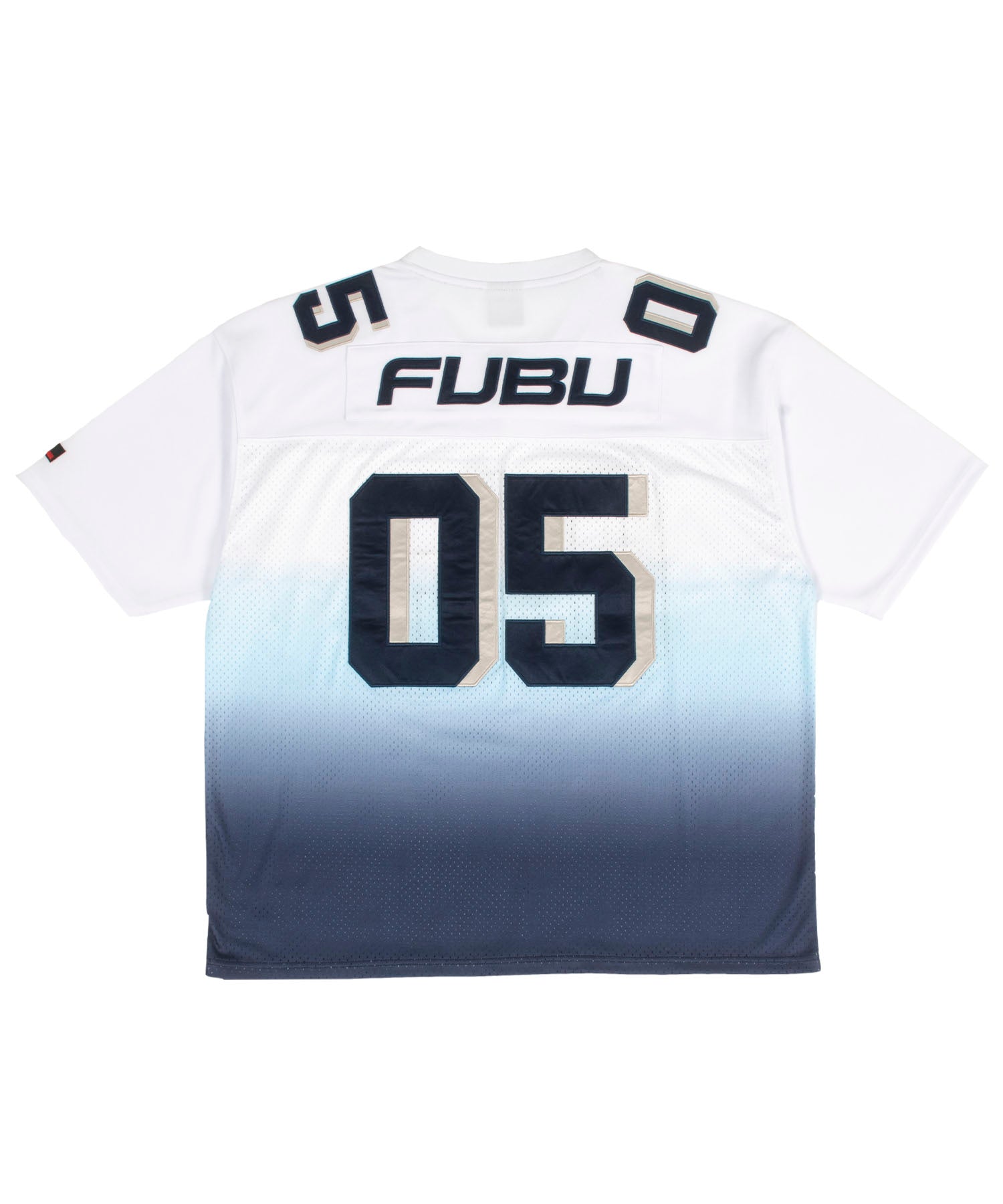 FUBU フブ ゲームシャツ トップス サテン ワッペン ロゴ 刺繍 アメカジ
