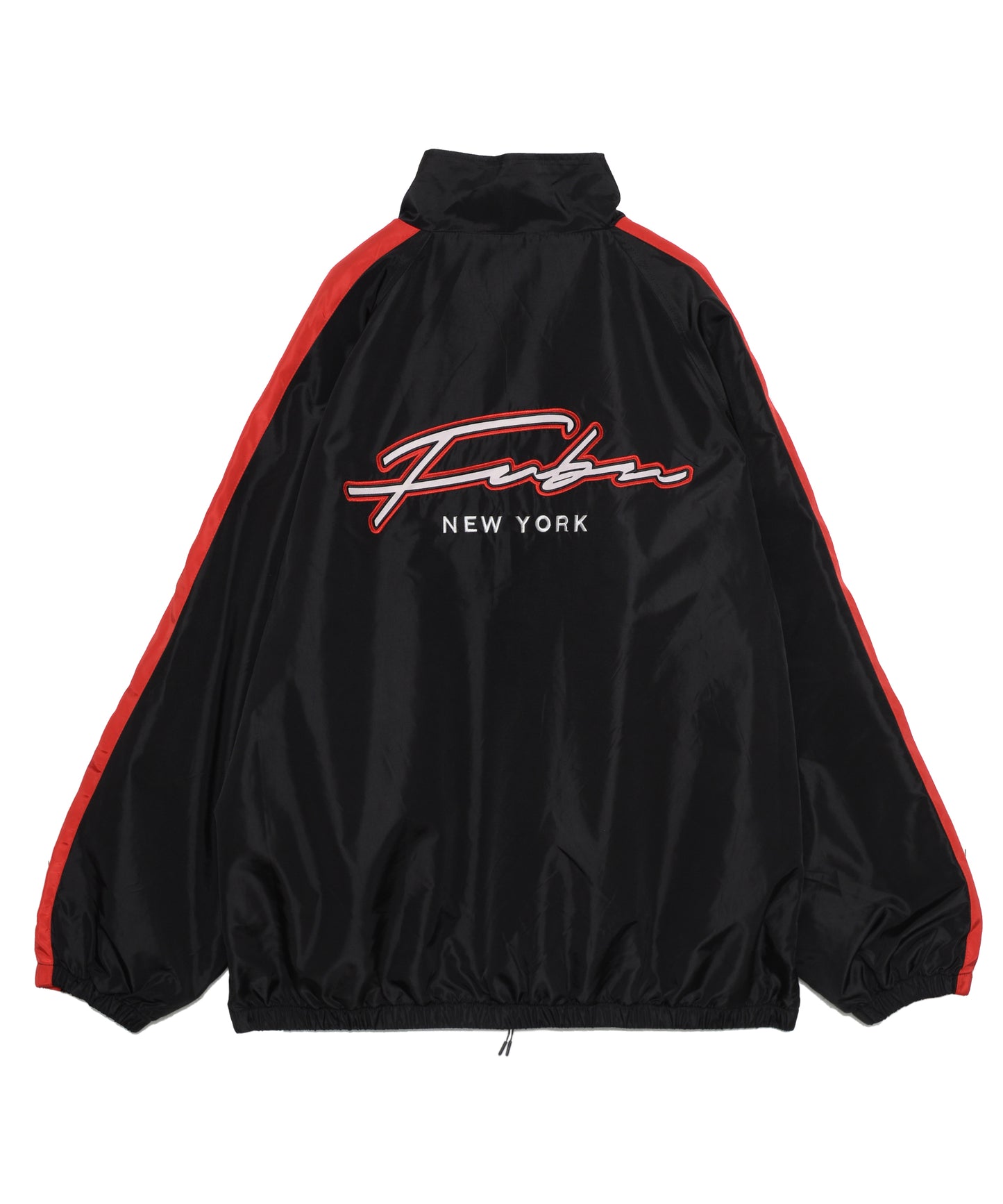 FUBU フブ ジャケット アウター ロゴ ワッペン 刺繍 裏メッシュ ブルゾン ジャンパー セットアップ着用可能 トラックジャケット